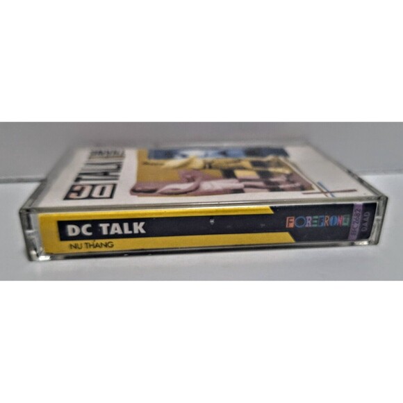 1990 FOREFRONT RECORDS DC TALK NU THANG CASSETTE TAPE COMPLETE W LINER - Picture 3 of 6